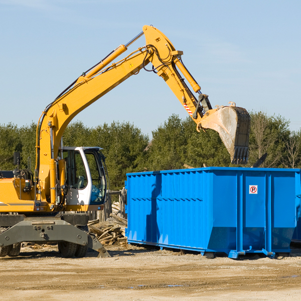 are there any restrictions on where a residential dumpster can be placed in Thompson MO